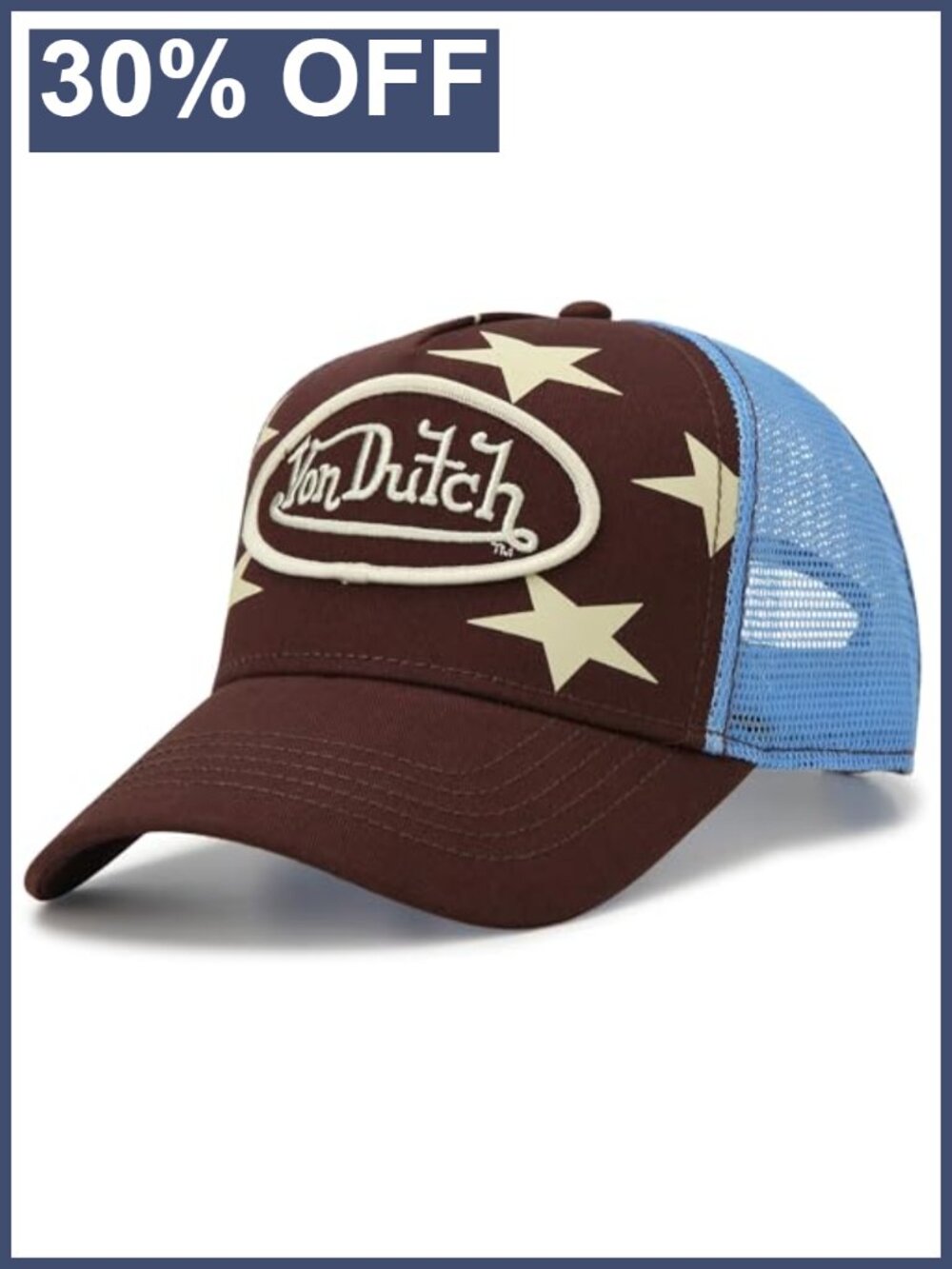Von Dutch Trucker Hat Mesh Back Snapback Adjustable Baseball Cap
